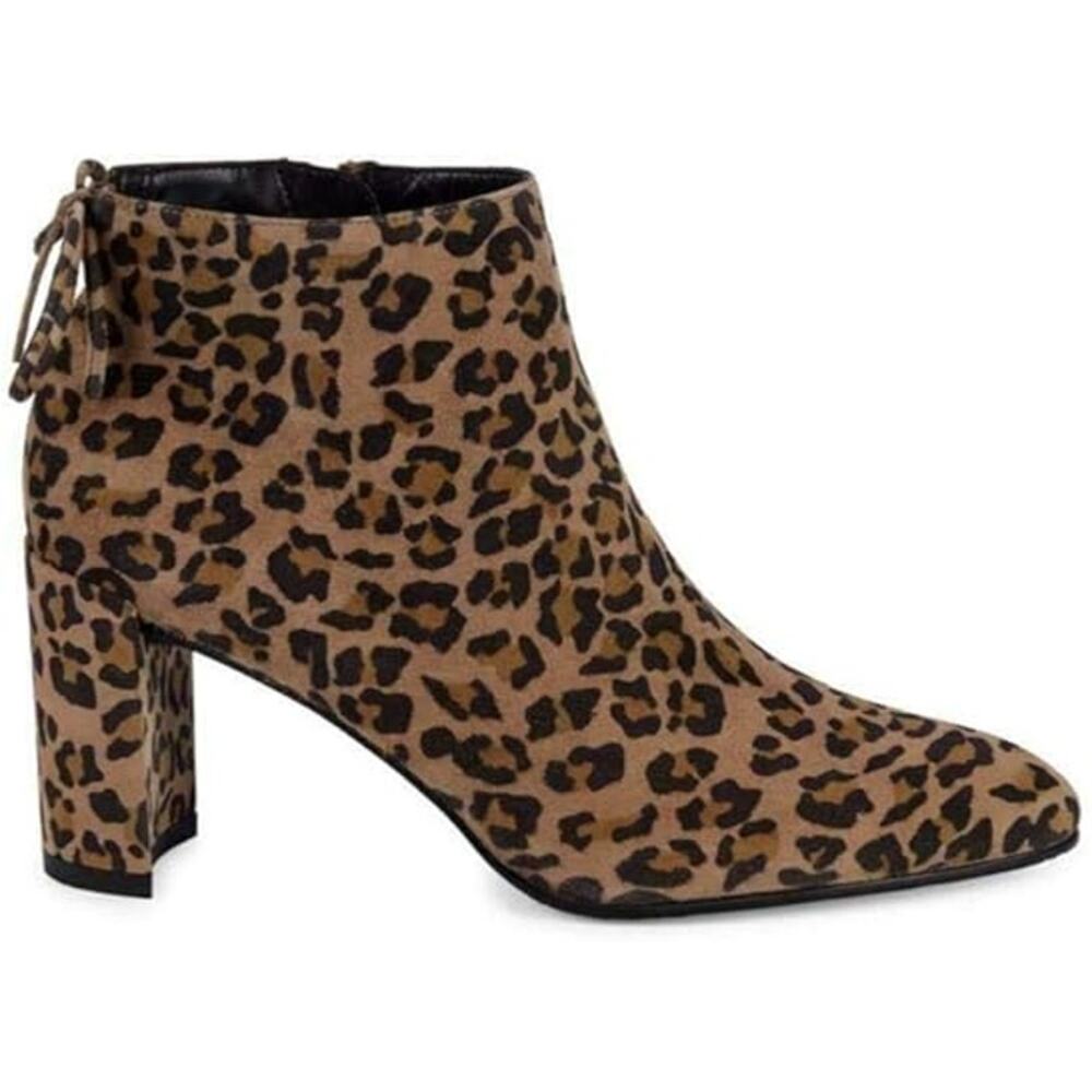 Stuart Weitzman Lofty Cheetah Print Ankle Boots B… - image 3